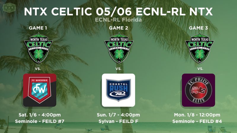 So excited for the upcoming Florida ECNL-RL Showcase! <a href="/IndianaWSOC/">Indiana Women's Soccer</a> Come watch my team and I play some intense soccer! ⚽️🍀