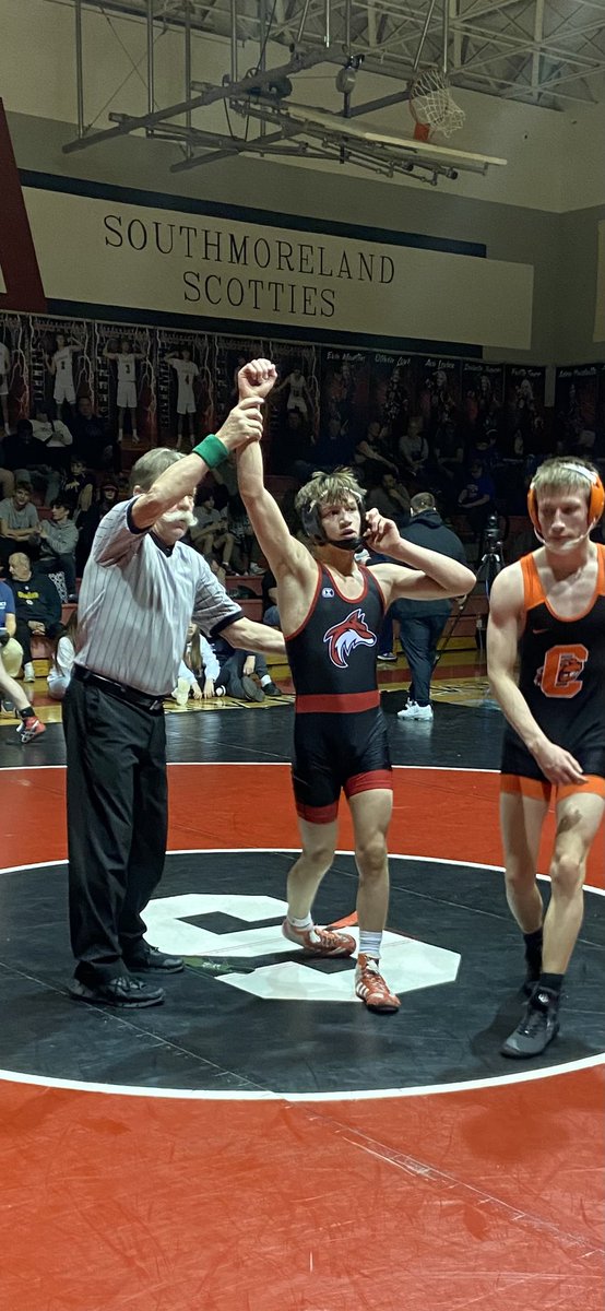 Southmoreland Holiday Classic Champ at 121 pounds - Michael Worsen!