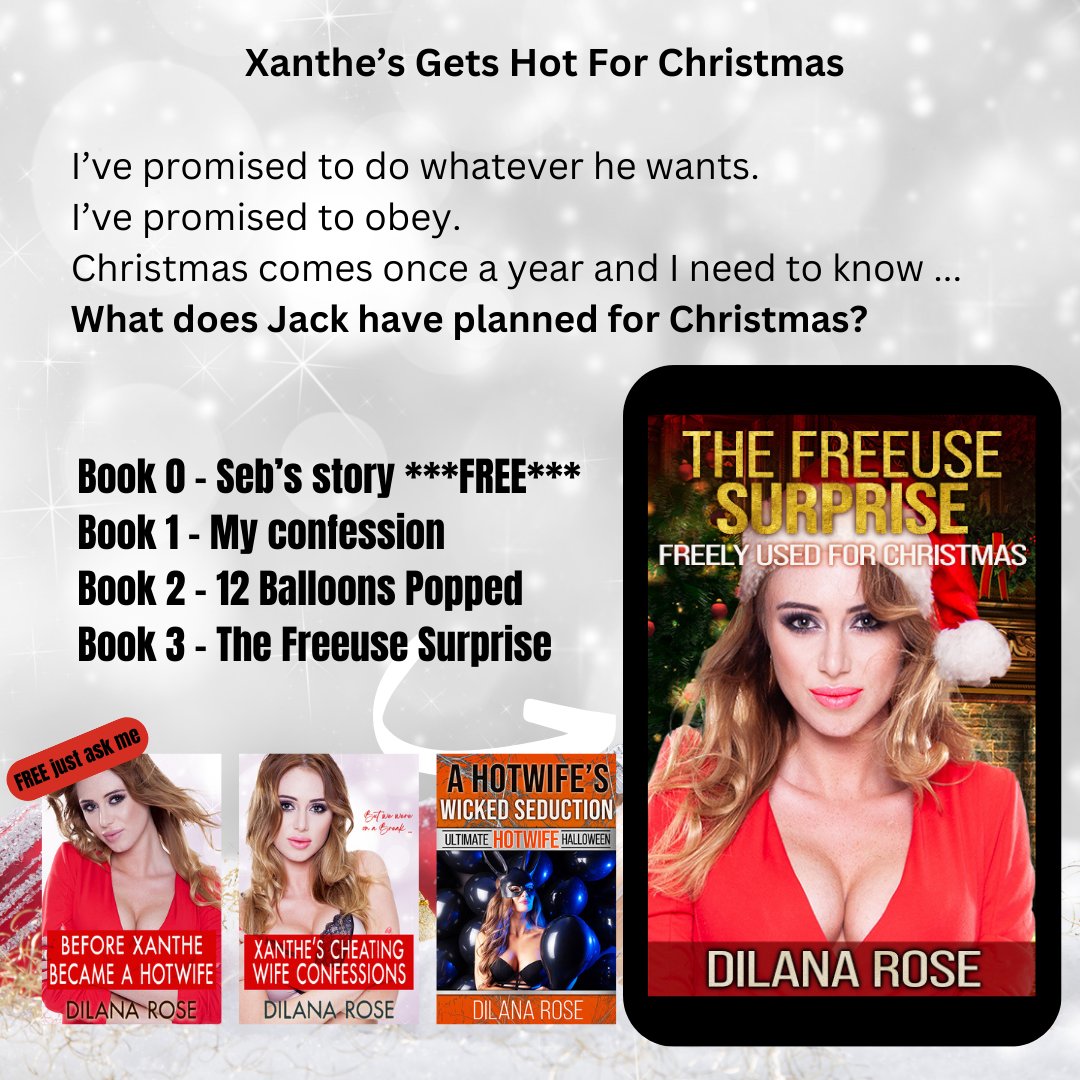 dilana_rose's tweet photo. Xanthe never expected to be a happy hotwife. Get your series starter for FR33 at https://t.co/B6eBbsFSJi jump straight to The Freeuse Surprise. >>> https://t.co/NEciJmIohc… #hotwife #firsttimehotwife #steamybook #romanticerotica #steamyromance https://t.co/2Fa35dNgRl