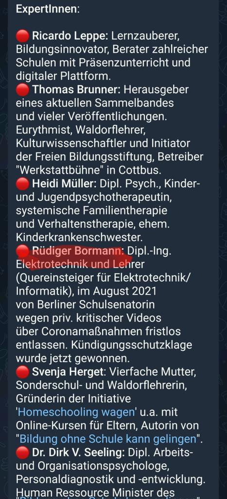 NimaTikken's tweet photo. In der Einladung für die nächste #CoronaSolution-Konferenz wird ua als Experte der ehemalige #dieBasis Spitzenkandidat & gescheiterte zukünftige Kultusminister Rüdiger Bormann aufgeführt, mit dem Hinweis, dass die Kündigungsschutzklage gewonnen wurde 🤔
Ich konnte nur diesen https://t.co/nndfXLNQr4