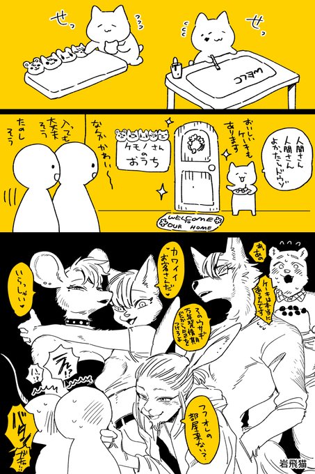 岩飛猫の仕事です