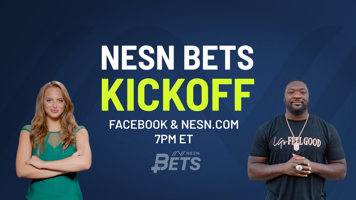nesnbets's tweet photo. Looking to bet on #NYJvsCLE? Claudia and LeGarrette got you covered!

@CBellofattoTV | @LG_Blount

📱: 7pm ET on Facebook and https://t.co/NXoGC6GIaZ

#NFL #TNF #Jets #Browns #SportsBets #SportsGambling https://t.co/NIB0Dav9JN