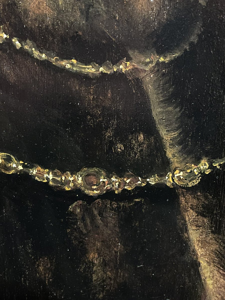 Ojalá el mundo entero poniendo la décima parte de atención en la vida de la que Rembrandt dedicó a esta cadena con la que acabó autorretratándose.