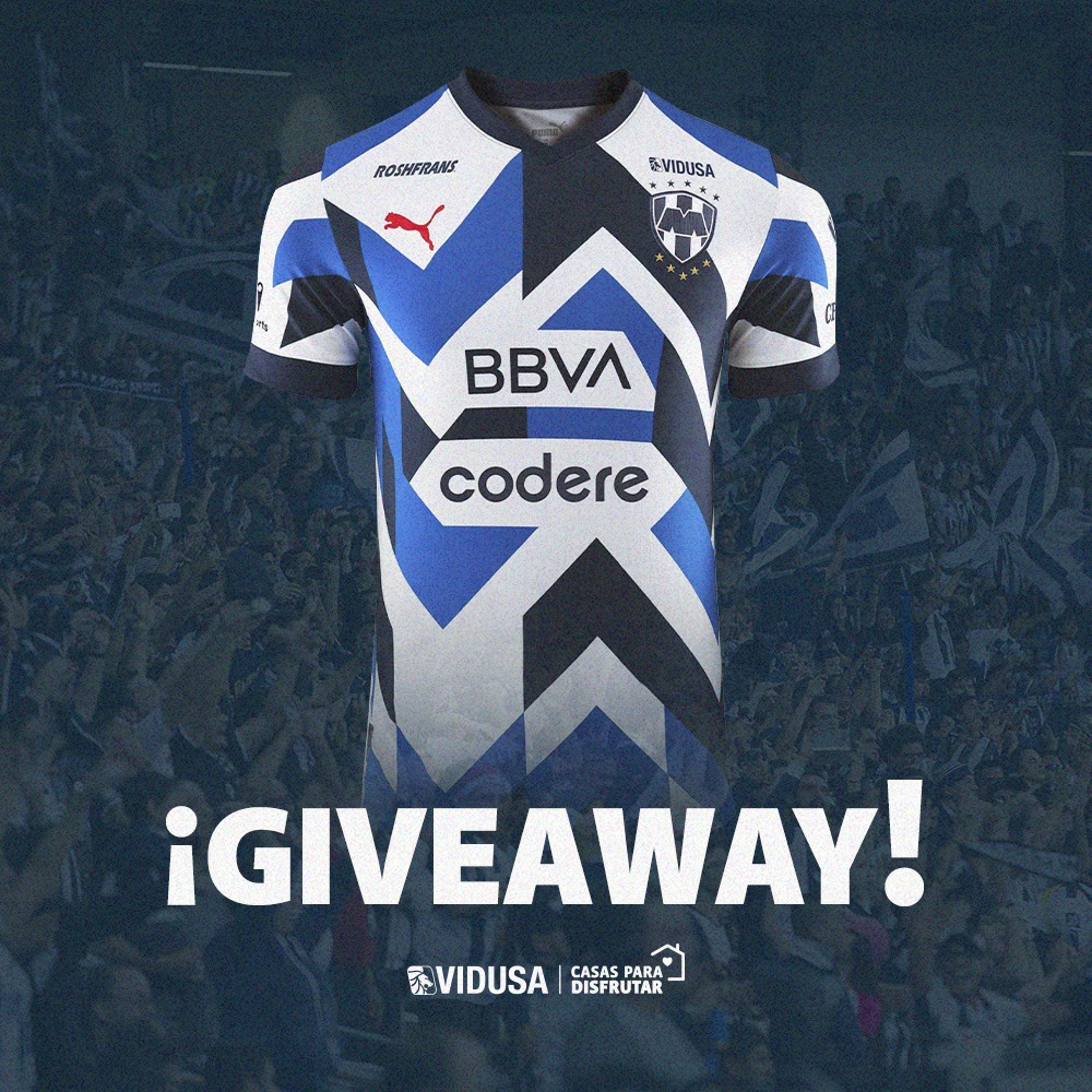 AguanteRayado's tweet photo. Inicia el año con Jersey nuevo, cortesía de VIDUSA 🇫🇮

Sigue los pasos para participar:

📲 Sigue a
@vidusacasas, @AguanteRayado y @mty_360
👍 Dale like y 🔁 RT 
👥 Menciona a un amigo

El ganador se dará a conocer el 4 de Enero.

*Aplican restricciones. https://t.co/JDr3IggqG9