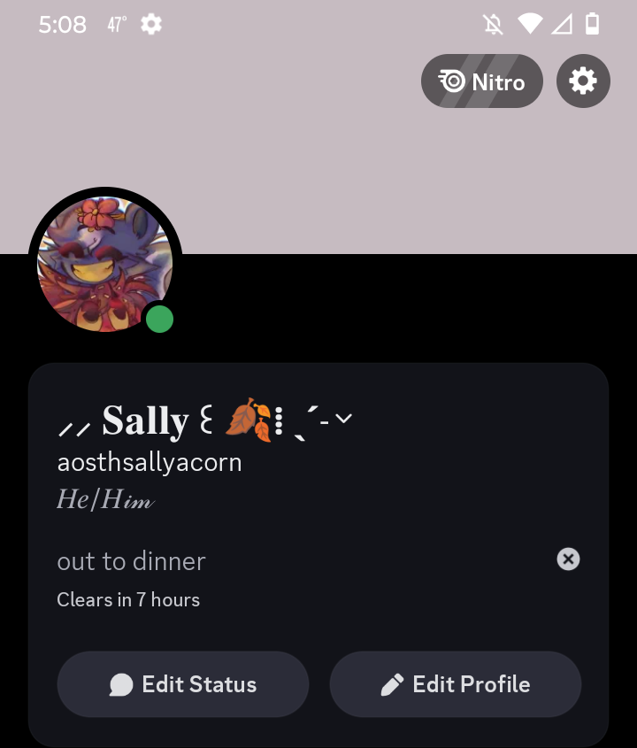 New discord account