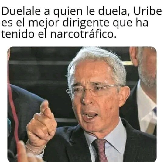 XPost1A's tweet photo. Grande mi dotor Uribe. https://t.co/s0qrAXB3kP