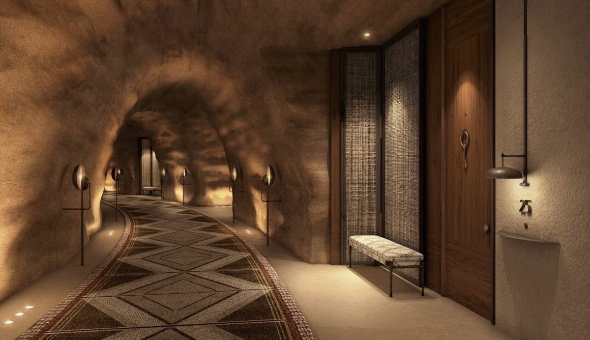 SoonSaudi's tweet photo. Soon In Saudi Arabia:

Desert Rock Resort in the Red Sea , a Luxury experience inside mountains ⛰️🤩🇸🇦 https://t.co/LDzZeJfOT7