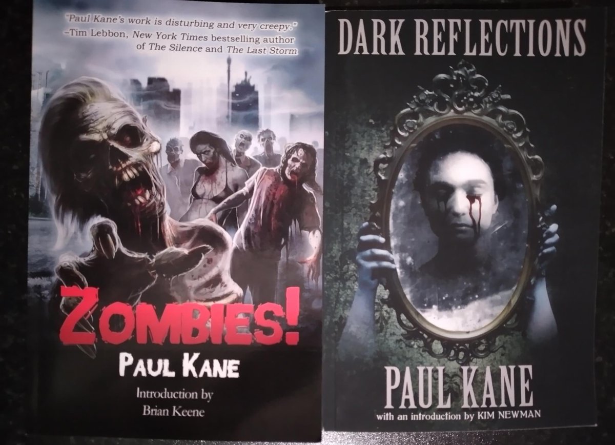 PaulKaneShadow's tweet image. Pic of two 2023 collections in the wild, #Zombies &amp;amp; #DarkReflections - huge thanks @hell66694