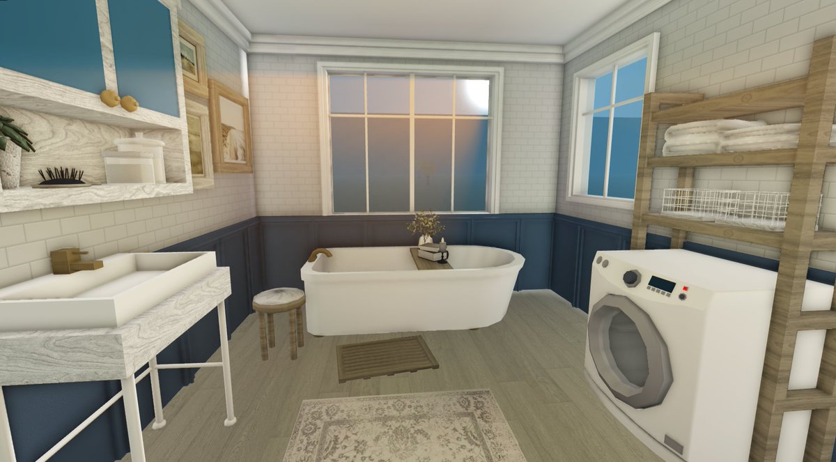 bebaboid's tweet photo. bathroom 🛁🤍 https://t.co/hwT84LAVxI #bloxburgbuild #roblox #bloxburg #bloxburgbathroom #buildhacks https://t.co/rGsN7JKLBi