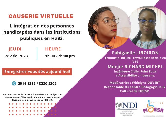 FIBESRHaiti's tweet photo. On est en ligne, connectez-vous !

https://t.co/3HC2VinS4O https://t.co/Zztd1Zzudc