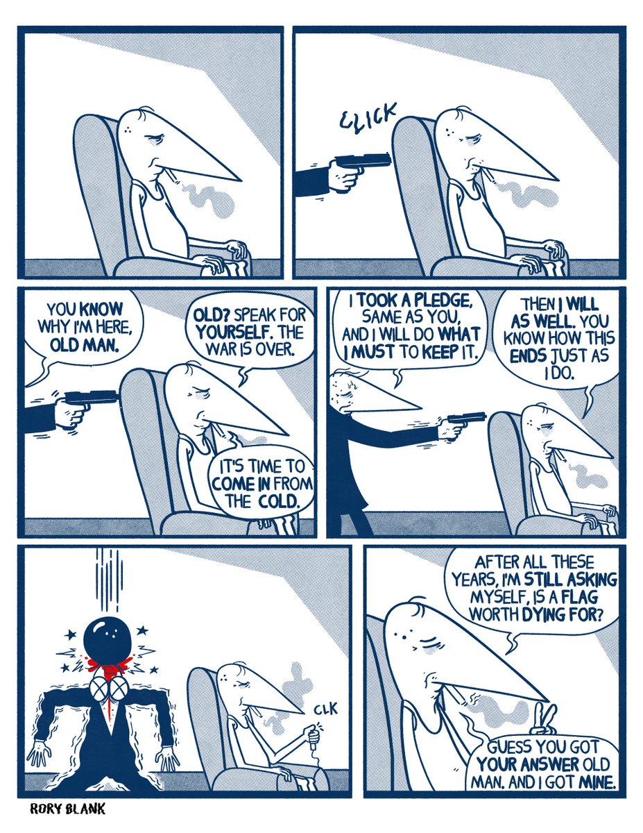 spy vs spy 
(2023 redraw) 