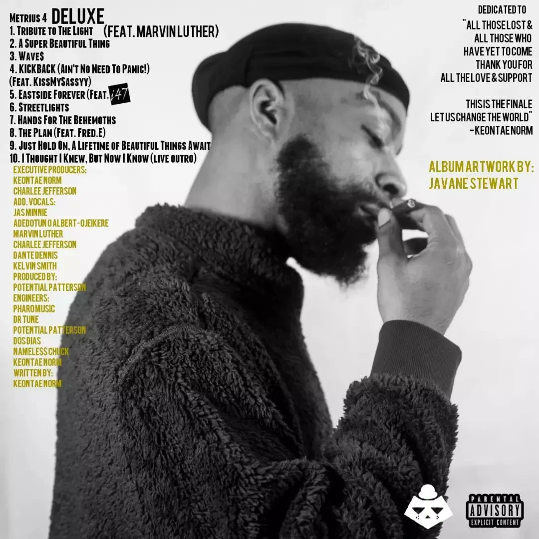 keontaenorm's tweet photo. in honor of a beautifully long year, the born day of one of the best producers + friend in the whole world and the one year anniversary of the final installment of my "Metrius" series .. 

#Metrius4 Deluxe is now available on all streaming platforms produced by @Potentialloves https://t.co/M5eYA9tvul