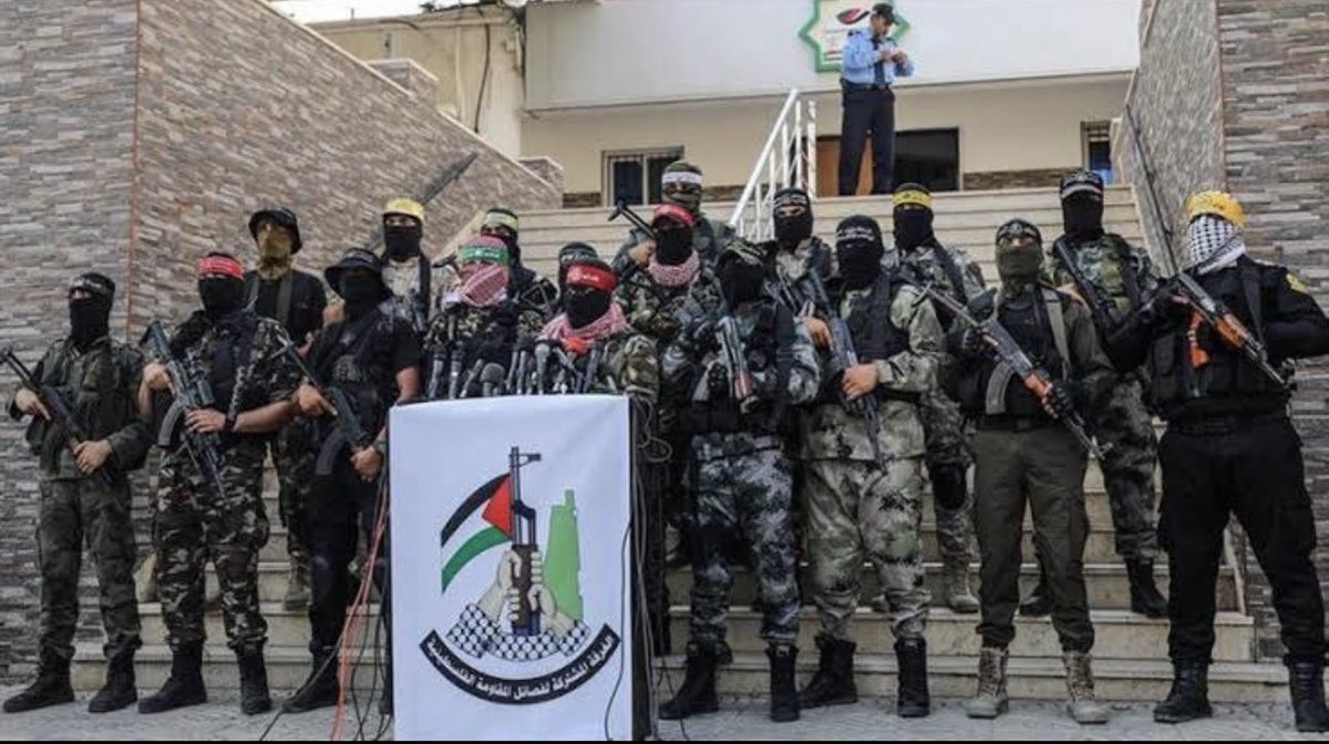 ShaykhSulaiman's tweet photo. BREAKING: OFFICIAL STATEMENT BY MULTIPLE RESISTANCE GROUPS

JOINT STATEMENT BY HAMAS, PFLP, PIJ, DFLP, and PFLP-GC:

The leadership of the Palestinian resistance factions held a consultative meeting in Beirut, where they discussed the developments of Al-Aqsa Flood battle amidst the ongoing zionist aggression on our land, people, and holy sites, especially in the Gaza Strip, the Palestinian West Bank, and Al-Quds. The meeting concluded with the following results:

First: With all pride and honor, the attendees praised the heroic steadfastness of our people in the occupied lands, especially the legendary steadfastness of our people in the Gaza Strip, where our children, women, and all our people, with bare chests, face the brutal acts of the "israeli" enemy, which targeted shelters for the displaced, homes, mosques, churches, schools, hospitals, and the general infrastructure facilities, as part of implementing a genocidal and scorched-earth policy against our steadfast people, who firmly thwarted the mass displacement project to the Arab neighbors, to empty the steadfast Strip of its residents, and annex it to the state of occupation and mass murder. This plan very clearly aims to end the Palestinian national cause and liquidate the legitimate national rights of our people, in determining fate, establishing the independent Palestinian state with Al-Quds as its capital, and ensuring the right of return for the refugees of our people to their homes and properties, per Resolution 194, in contrast to the annexation of territories occupied in the aggressive war of 1967, and the establishment of "greater israel" at the expense of our national project, the identity of our people, and their right to sovereignty over their land and the establishment of their independent state with Al-Quds as its capital.

Second: The attendees highlighted the heroic actions of the valiant resistance in the occupied Palestinian lands in general, and in the Gaza Strip in particular. They praised its ability to thwart the enemy's goals, demonstrating its incompetence and the fragility its forces in the field. They also praised the unity of struggle of all the military wings of the resistance factions, as manifested in the field in creativity, smart tactics, and actions that exceeded expectations in an extension of the strategic battle of Al-Aqsa Flood, which made October 7, 2023, a historical turning point, shaking the international situation. This reaffirms that the Palestinian cause still is and will remain the central issue at the regional level, and that the decline in interest was not due to a decline in status in the region's political map, but rather an expression of the decline of the official leadership role, which based its calculations on betting on the American "two-state solution" project, and the "understanding" project with the zionist occupation "Oslo Accords."

In this context, the attendees affirm their determination to continue the resistance in the field, and in other forums, until the brutal war on our people stops, and the aggression is repelled from the Strip.

1/3