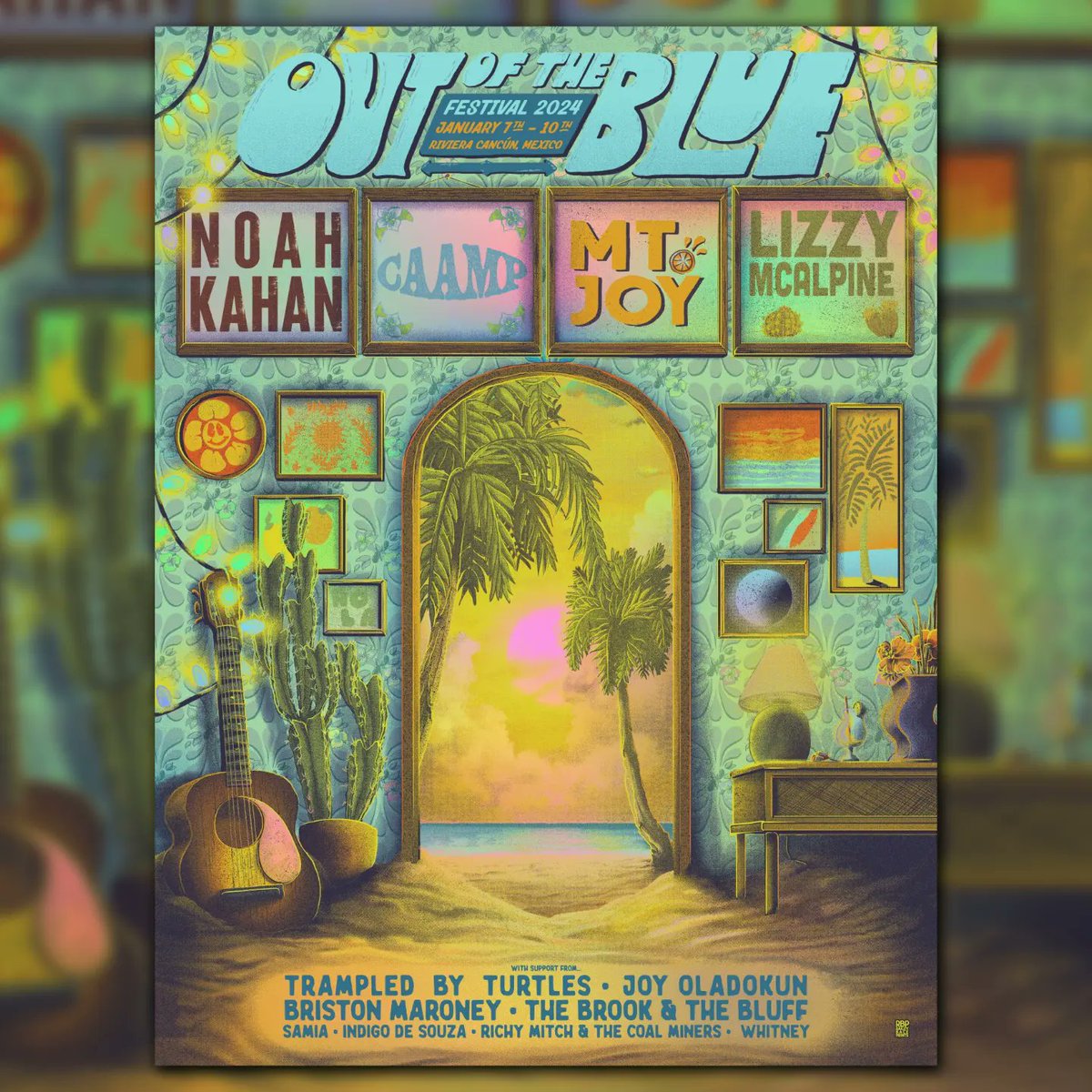outoftheblufest's tweet photo. Pre-order your exclusive #OutoftheBlueFest poster today!🎨

Choose between standard or foil prints created by our amigo @RaileyBace and get yourself some limited edition art to show off at home! 🖼️ https://t.co/8xlB36I6e0