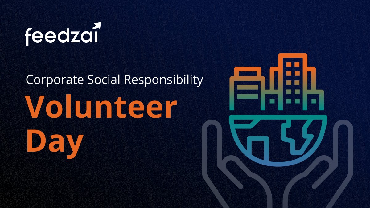 LifeAtFeedzai's tweet photo. We are happy to share that as part of our Corporate Social Responsibility, #Feedzaians can take one full day off to participate in Volunteer activities with organizations across the globe. 

#volunteering #hiring #culture https://t.co/50uRYCRnZd