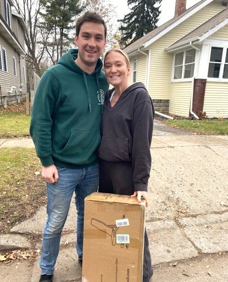 "Newlyweds Cassidy and Spencer were gifted with some exercise equipment. It's the little things! 

Thank you, CityServe!"

CityServe GIK Supply Chain— Supporting the Compassion Initiatives⁠