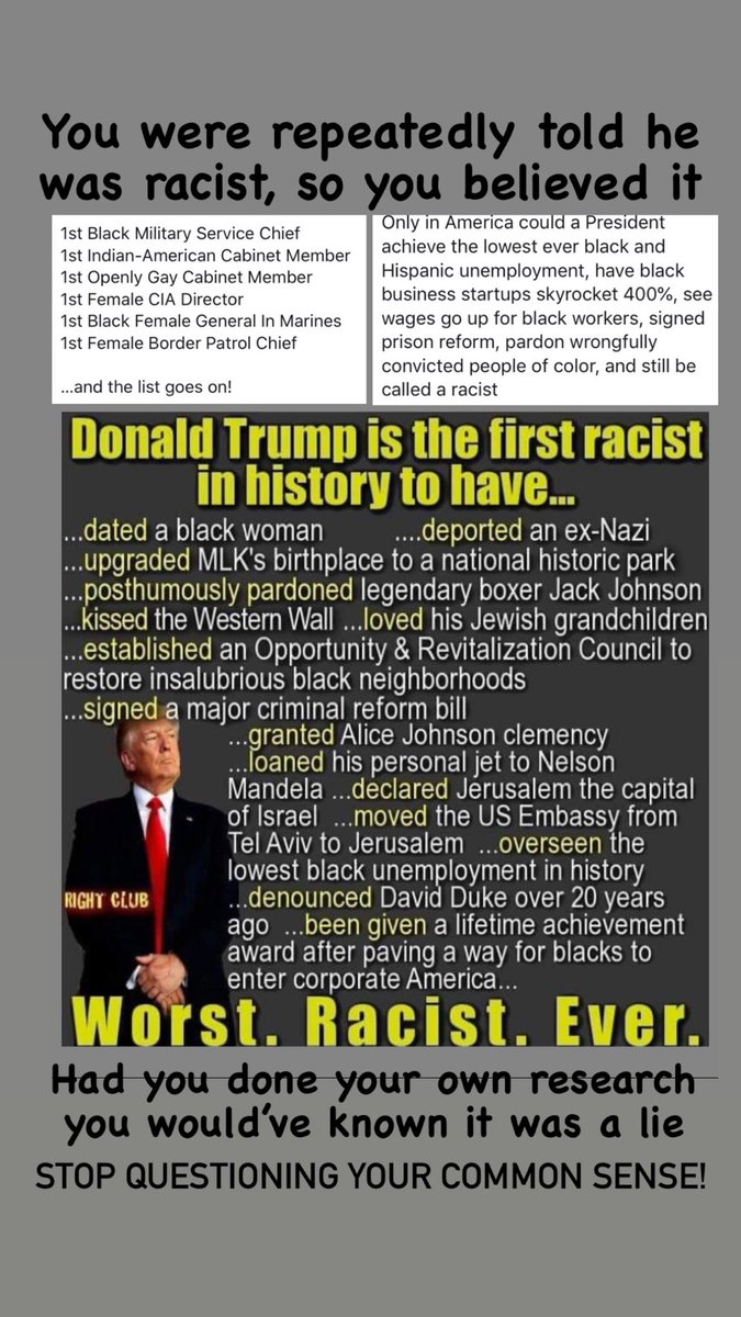 debbaumel's tweet photo. @MarkFisherFocus Sooooo glad &amp; thankful you realized @realDonaldTrump wasnt AT ALL like what media &amp; establishment govt was lying about vs biden who authored the 1994 crime bill &amp; said “if u dont vote 4 me you aint black” and media &amp; establishment govt said nothing! I pray more people research!🙏 https://t.co/i0exIMYLdz