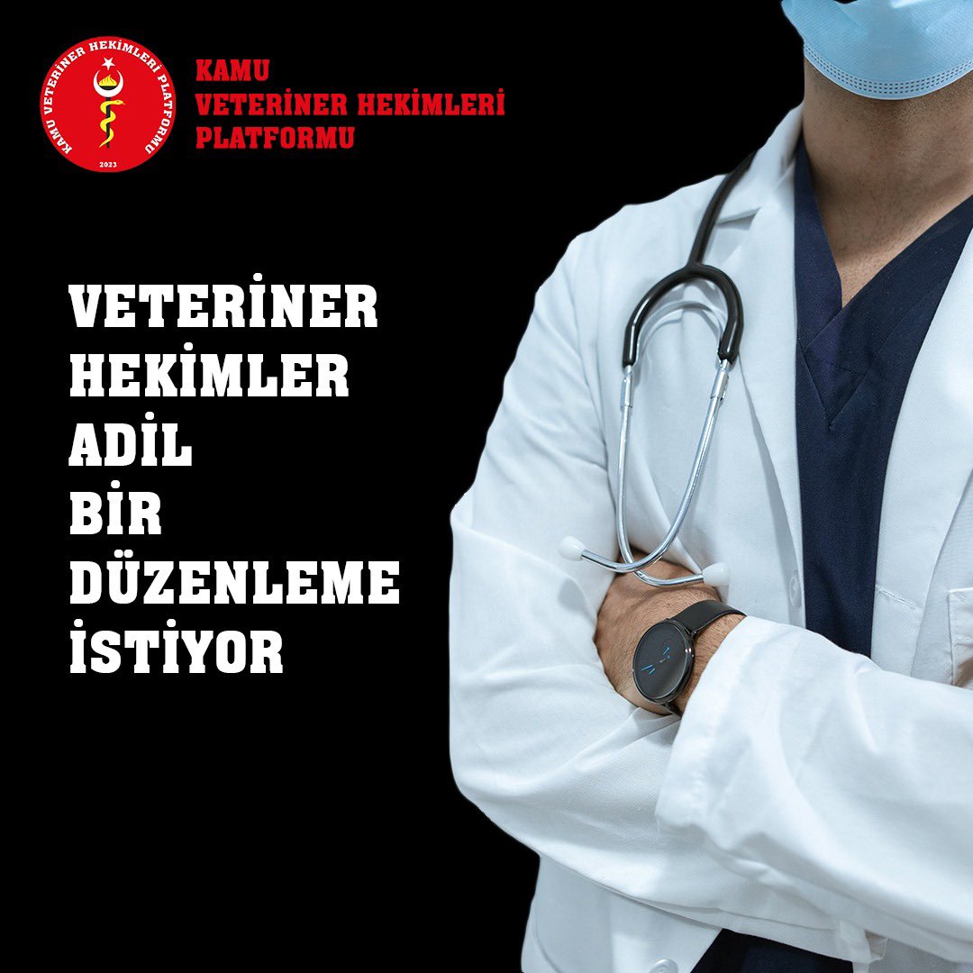 Veteriner Sağlık Çalışanları Yıpranıyor (@vetsagcalypr) on Twitter photo <a href="/merkezkonseyi/">Türk Veteriner Hekimleri Birliği</a> Yürürlükteki Cenevre Antlaşması’na uygun olarak yetkin ve özerk Veteriner Hekimliği
Teşkilatları bir an önce kurulmalıdır.
#VETERİNERHEKİMTORBAYASAYA
<a href="/RTErdogan/">Recep Tayyip Erdoğan</a> <a href="/_cevdetyilmaz/">Cevdet Yılmaz</a> <a href="/ibrahimyumakli/">İbrahim Yumaklı</a> <a href="/bekirgizligider/">Ebubekir GİZLİGİDER</a> <a href="/drnihatpakdil/">Dr. Nihat Pakdil</a> <a href="/merkezkonseyi/">Türk Veteriner Hekimleri Birliği</a> Yürürlükteki Cenevre Antlaşması’na uygun olarak yetkin ve özerk Veteriner Hekimliği
Teşkilatları bir an önce kurulmalıdır.
#VETERİNERHEKİMTORBAYASAYA
<a href="/RTErdogan/">Recep Tayyip Erdoğan</a> <a href="/_cevdetyilmaz/">Cevdet Yılmaz</a> <a href="/ibrahimyumakli/">İbrahim Yumaklı</a> <a href="/bekirgizligider/">Ebubekir GİZLİGİDER</a> <a href="/drnihatpakdil/">Dr. Nihat Pakdil</a>