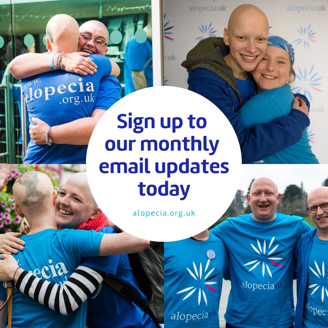 Make sure you don't miss out on any of the latest news from Alopecia UK in 2024. Subscribe to our monthly email newsletter today by heading to our website.