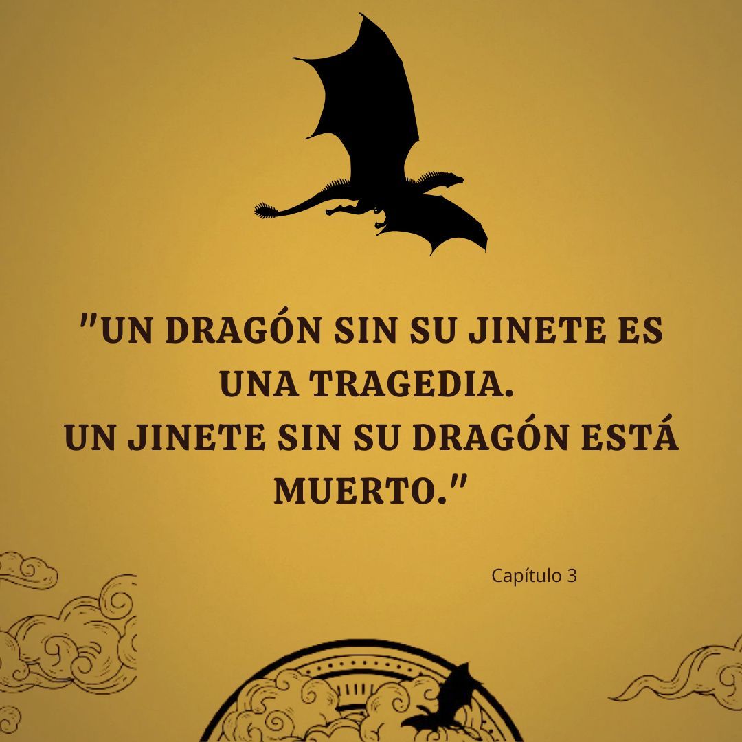 FourthWingesp's tweet image. "Un dragón sin su jinete es una tragedia.Un jinete sin su dragón está muerto." 

#FourthWing #AlasDeSangre #IronFlame #EmpyreanSeries #FlyOrDie