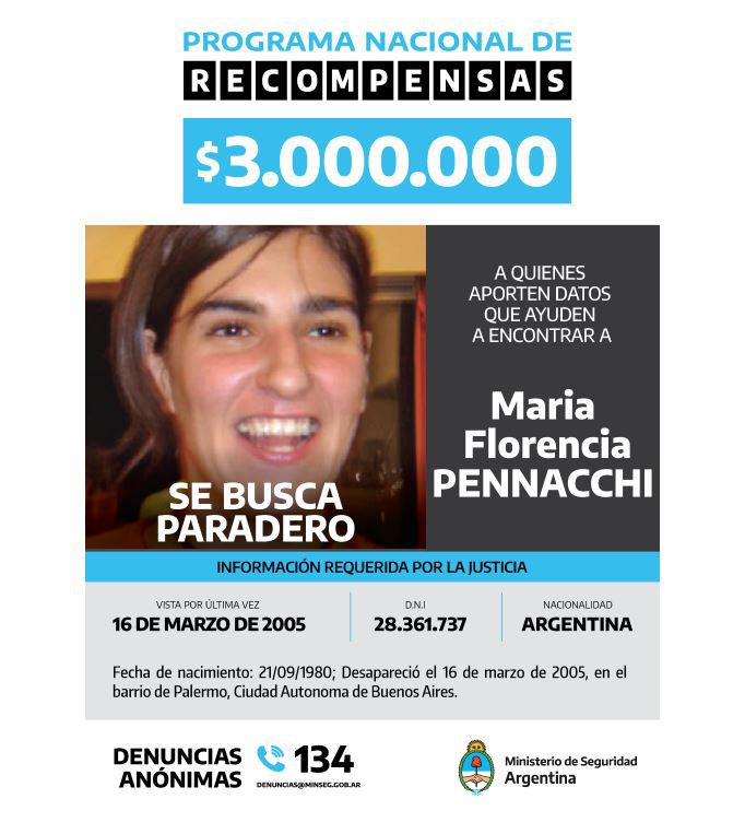 Con un CLICK podés hacer mucho👍, sólo tenés que compartir esta imagen 👇#AyudanosAEncontrarlos #PFA🇦🇷