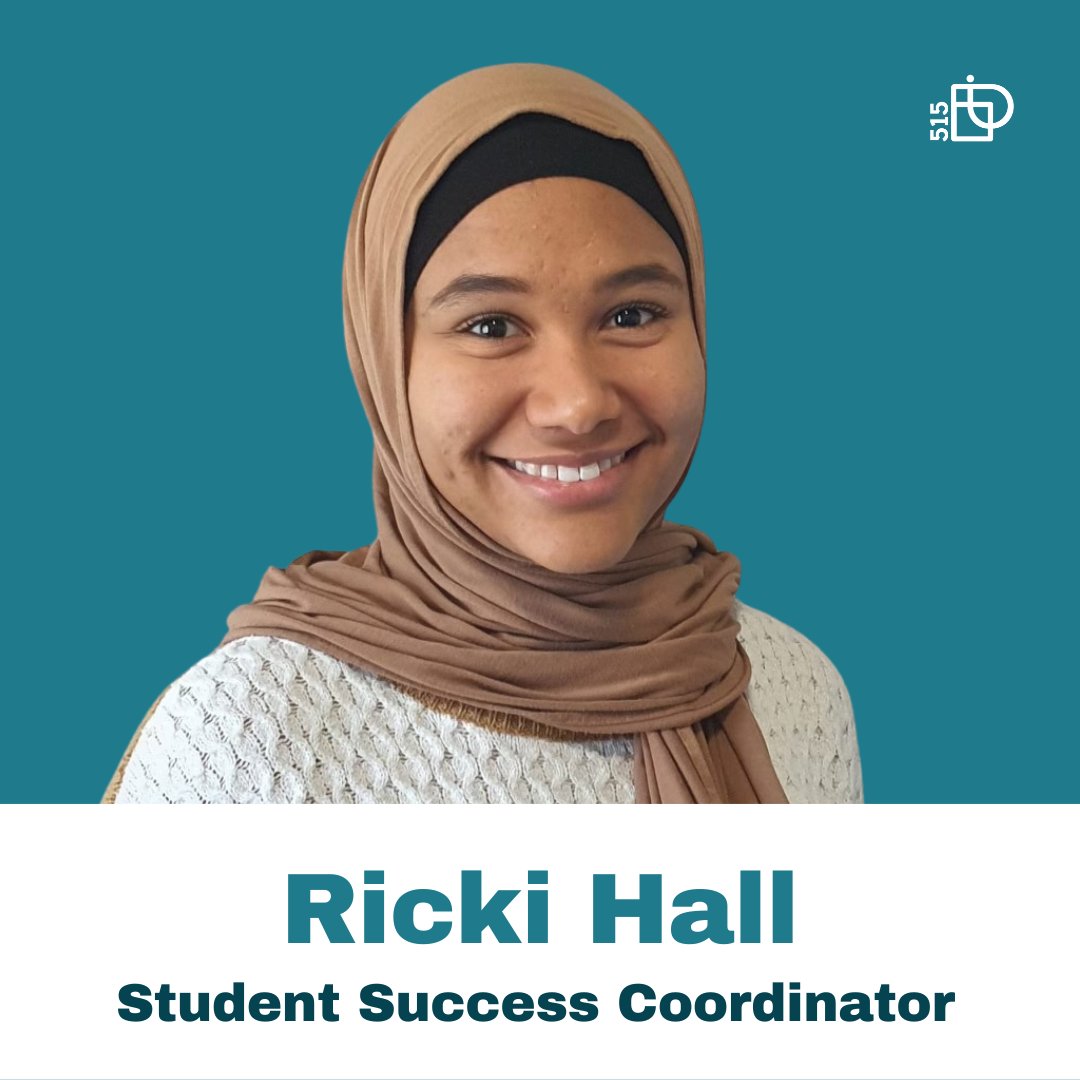 Meet Ricki Hall, our new student success coordinator! 

'Not only do I want our youth to believe they are leaders, but I also want them to believe they can and will lead us to a future where innovative technology helps everyone.' - Ricki

#Pi515 #Newteammember