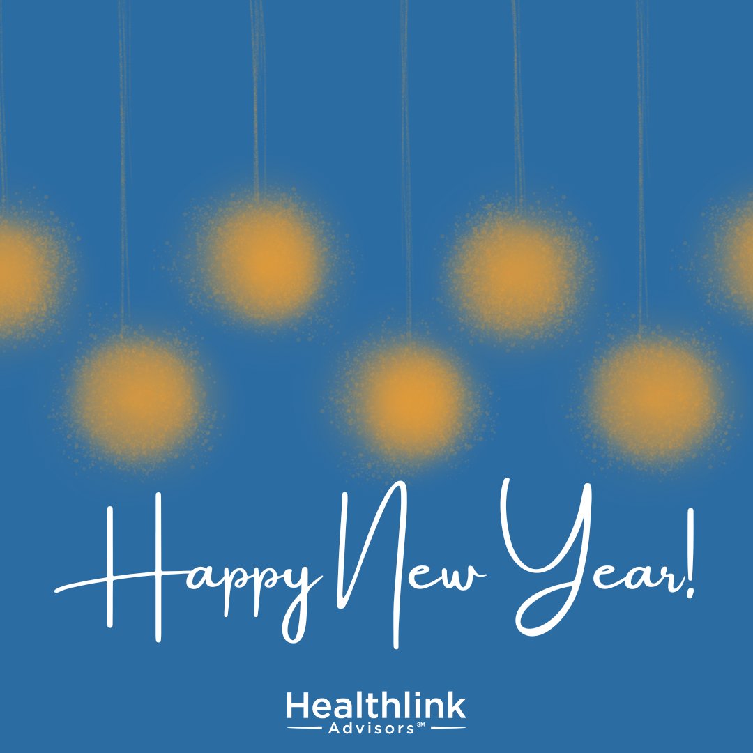 We're wishing everyone a safe and happy New Year! We wish you and your family all the best in 2024. #HealthlinkAdvisors #WeLead #StrategicAdvisors