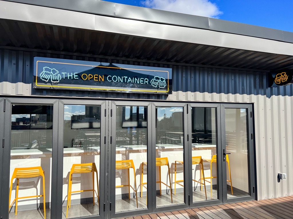 Counting down the days until warmer weather to enjoy #theopencontainer on our roof!