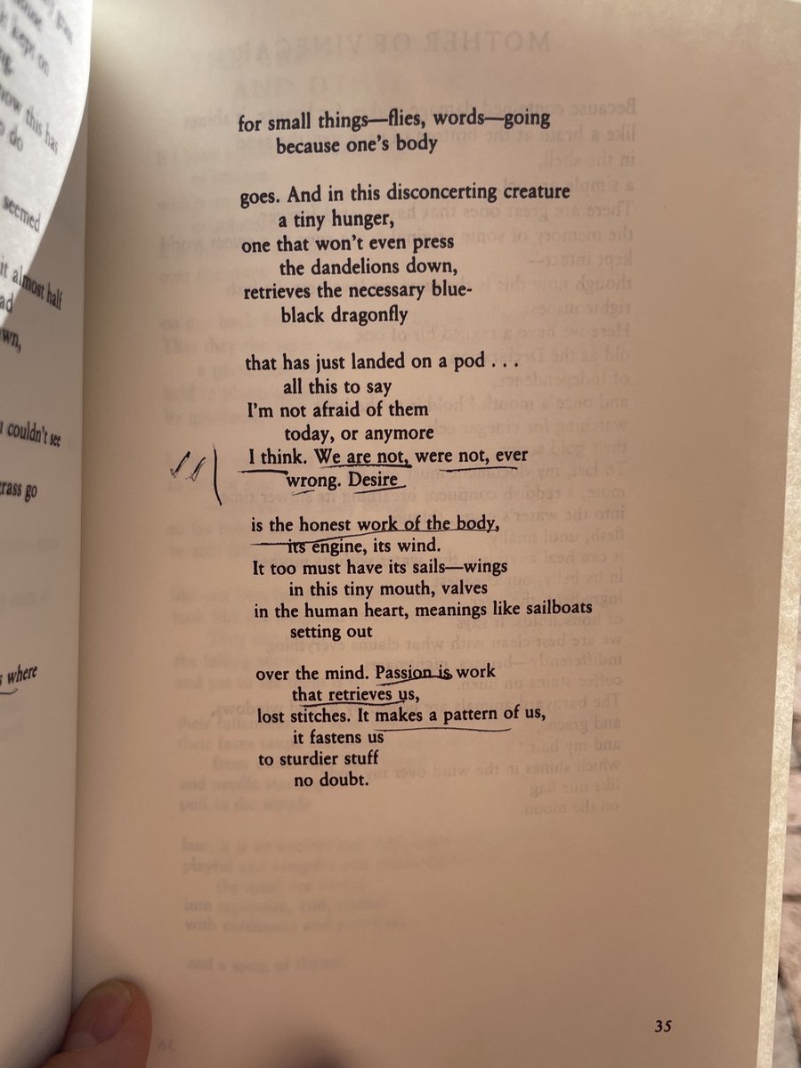 DujieTahat's tweet photo. “Desire / is the honest work of the body, / its engine, its wind. / It too must have its sails—wings / in this tiny mouth” —Jorie Graham https://t.co/IueZ8bJVTp