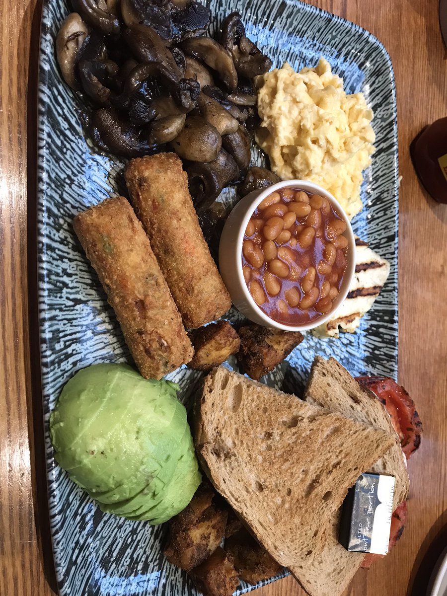 Excellent Full English Vegetarian Breakfast at #CasaDeMoor #HeatonMoor#Stockport#UK❤️🇬🇧🤶🎅🎄