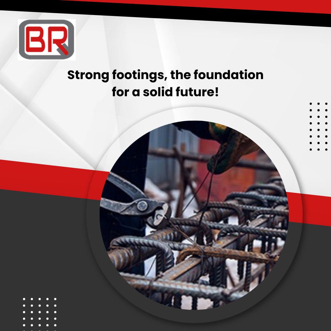 All concrete elements need some sort of steel reinforcement. Footings are no different.

#RebarFabricationCompany #ConcreteReinforcingProducts #RebarFabrication #Footings #Walls #Columns #Beams #Foundation #AugerCastPiles #SlabonGrade #UtilityPoles