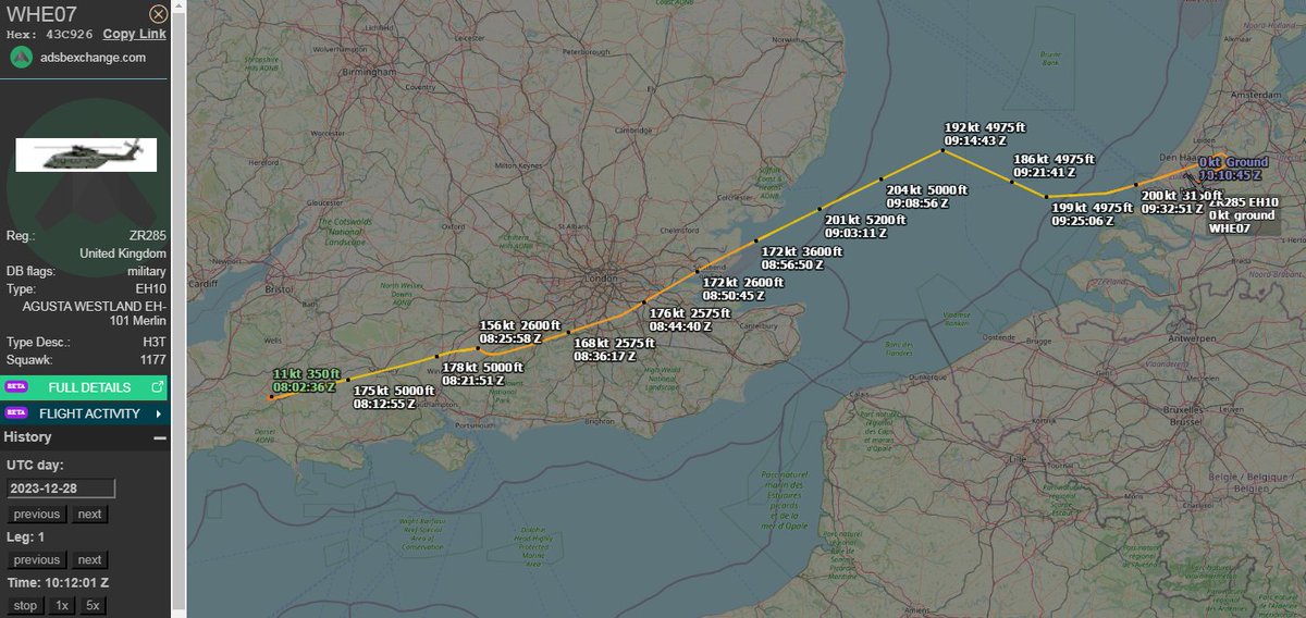 GS 200+kts, duże to, ale szybkie (z wiatrem). #AW101