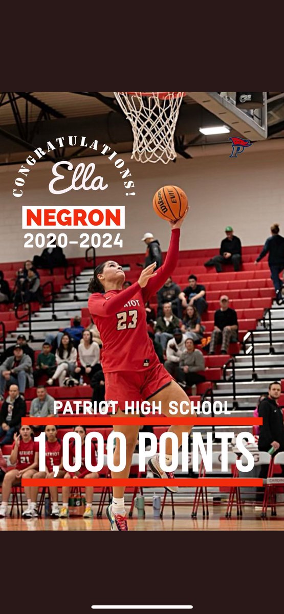Ella Negron (@ellanegron) on Twitter photo 1000 points club!! Thank you @PHSGirlsBBall17 <a href="/CoachRizzutto/">Coach Rizzutto</a> for believing in me and supporting me these past 4 years❤️ 1000 points club!! Thank you @PHSGirlsBBall17 <a href="/CoachRizzutto/">Coach Rizzutto</a> for believing in me and supporting me these past 4 years❤️