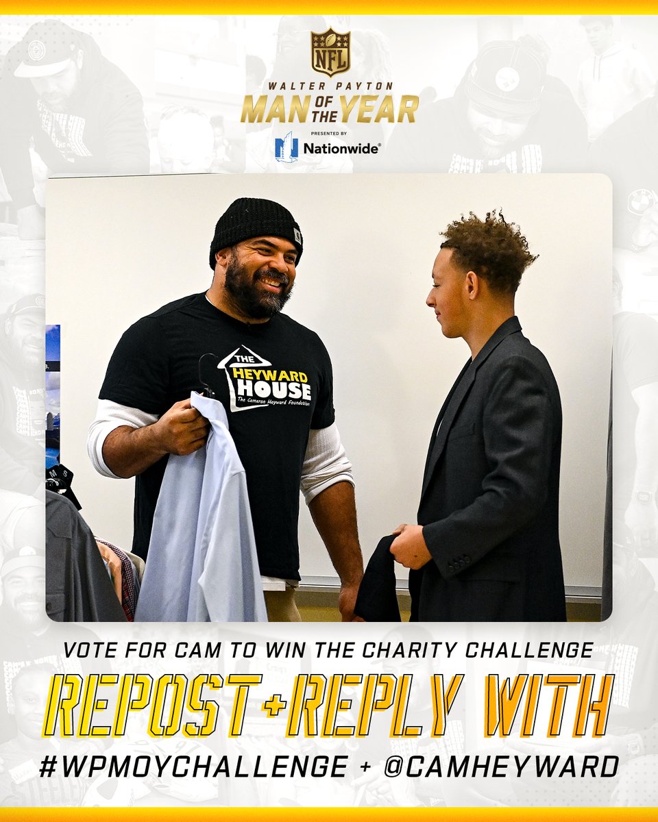 SteelersCR's tweet photo. VOTE! VOTE! VOTE!

#WPMOYChallenge @CamHeyward 
#WPMOYChallenge @CamHeyward 
#WPMOYChallenge @CamHeyward 
#WPMOYChallenge @CamHeyward 
#WPMOYChallenge @CamHeyward 
#WPMOYChallenge @CamHeyward 
#WPMOYChallenge @CamHeyward 
#WPMOYChallenge @CamHeyward 
#WPMOYChallenge @CamHeyward https://t.co/9YazyuM5ff