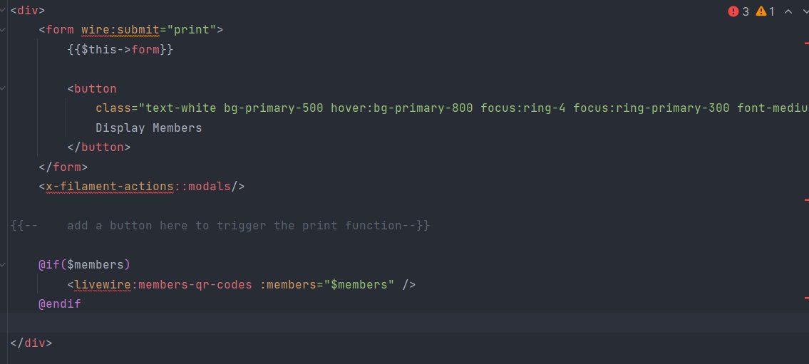 BunjaBarra's tweet image. @calebporzio given the attached image, how can one print only the child component (the component within the conditional statement) by triggering the browsers print function?
@LaravelLivewire #laravelLivewire #Livewire #Laravelphp