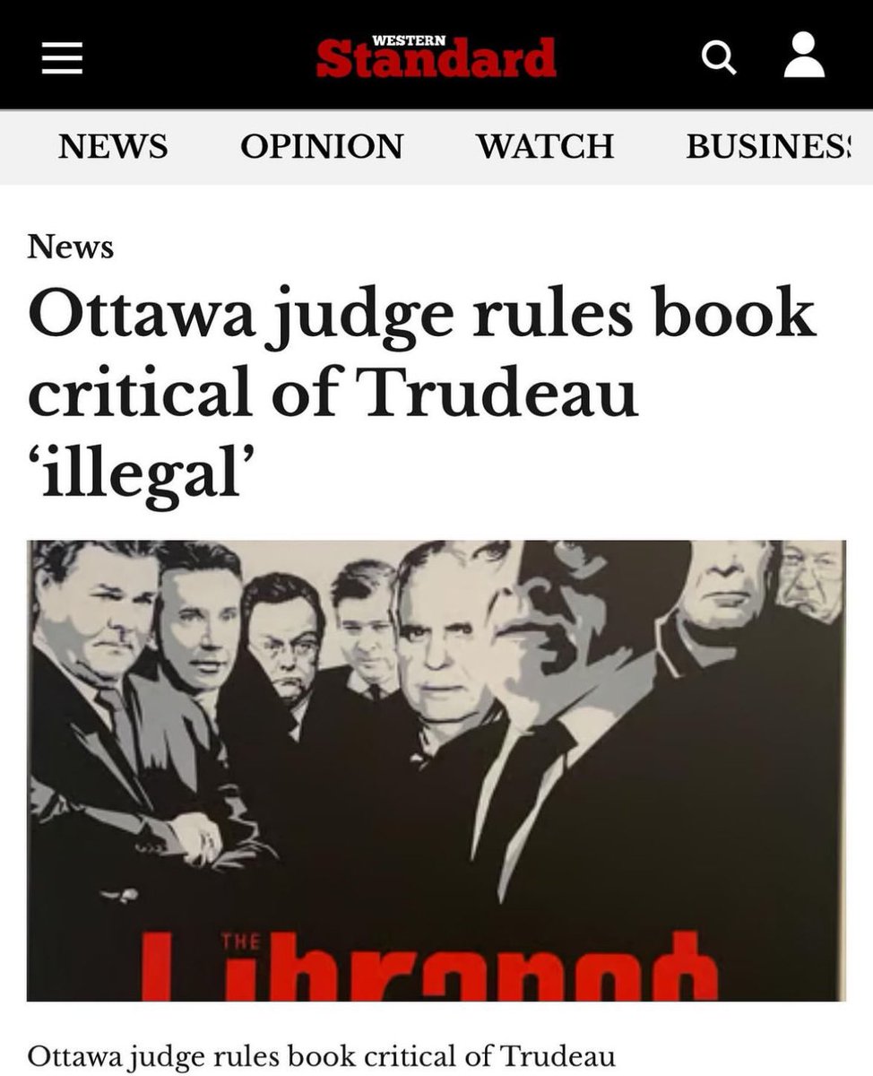 Brooke Goldstein (@goldsteinbrooke) on Twitter photo This is a very dangerous ruling by a Canadian judge against <a href="/ezralevant/">Ezra Levant 🍁🚛</a> who wrote a book critical of the Prime Minister. He is now being threatened with jail time if he writes another book. This is not how democracy works. This is how dictatorships work. Levant has said that he This is a very dangerous ruling by a Canadian judge against <a href="/ezralevant/">Ezra Levant 🍁🚛</a> who wrote a book critical of the Prime Minister. He is now being threatened with jail time if he writes another book. This is not how democracy works. This is how dictatorships work. Levant has said that he