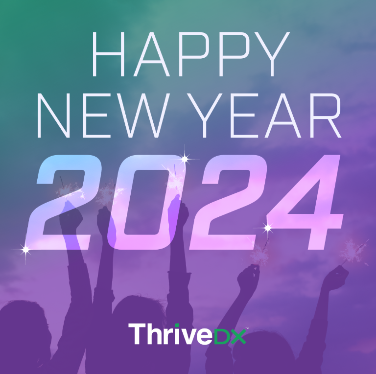 ThriveDX1's tweet photo. Wishing our community of learners, colleagues, and industry professionals a stellar new year. 
We celebrate the dedication and hard work towards the mission of educating global learners for the digital careers of tomorrow. 
What are your goals for 2024? Share in the comments!✨ https://t.co/tUhqs2aieM