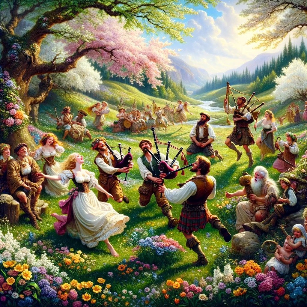 CK_KNG's tweet photo. Spring: Allegro mandolin concerto (3/3)
Led by the festive sound of rustic bagpipes,
nymphs and shepherds lightly dance
beneath spring’s beautiful canopy.
(6/x) https://t.co/F3vAuXsscB