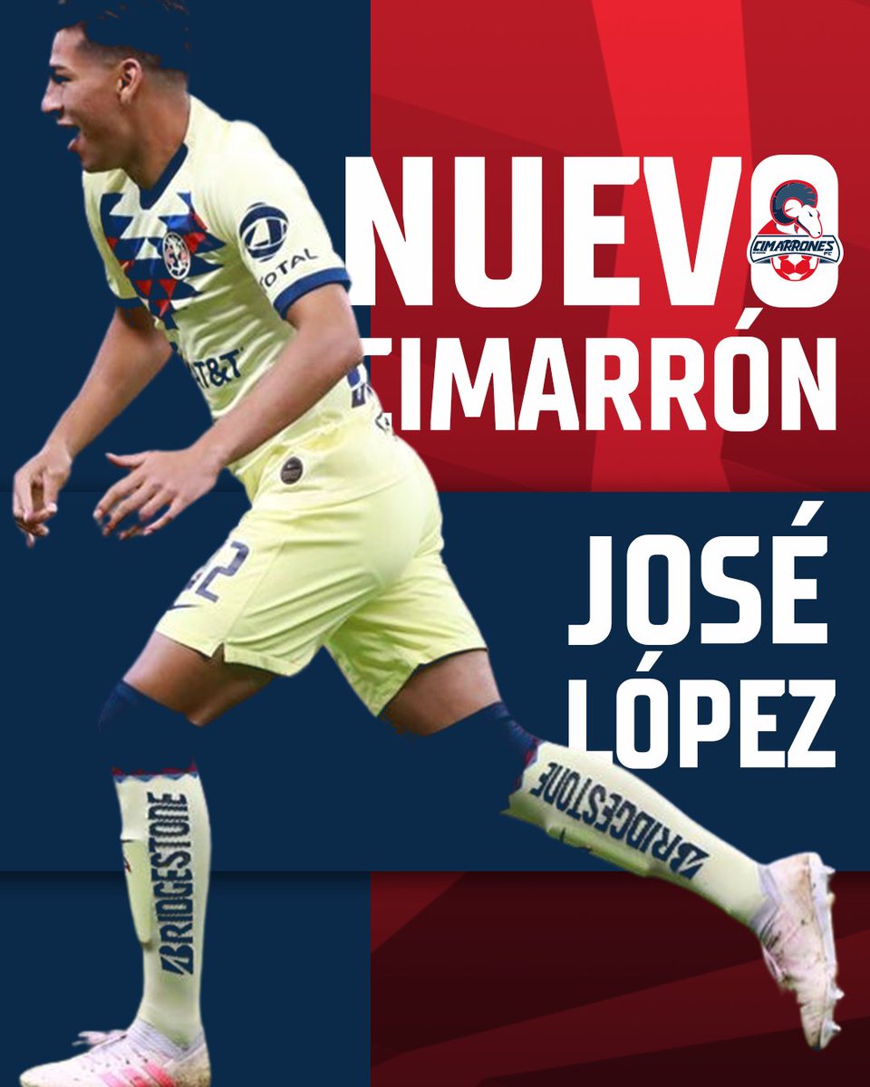 CimarronesFC's tweet photo. ⚽️José Ángel López es un 🐏Nuevo Cimarrón

José Ángel llega para 💪reforzar el ataque como delantero, sumando con su experiencia en Liga MX y Expansión, con su formación en 🦅América destacan sus cualidades como su fortaleza, verticalidad y gol  dará de que hablar en el Clausura 2024 

Bienvenido José, 🔥💥 vamos a buscar esos goles para #ElCimarrón

#PorMásH1storia
