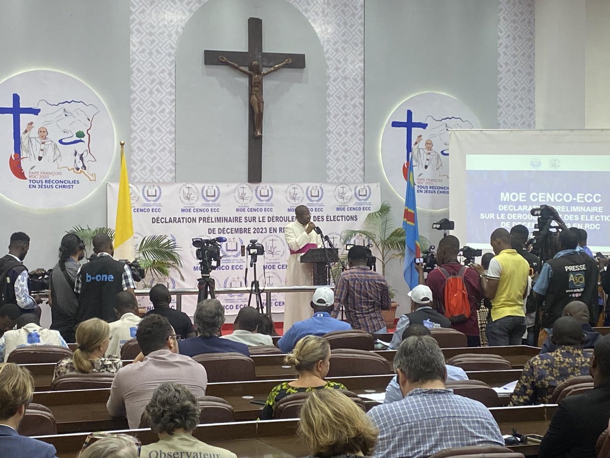 Il ne revient pas à la MOE CENCO-ECC de publier les résultats des élections. 
Il s’agit d’un rapport préliminaire qui intervient avant la publication des résultats provisoires par la CENI. 
La MOE CENCO-ECC demande à la CENI de préciser le nombre de BVD qui ont fonctionné.
