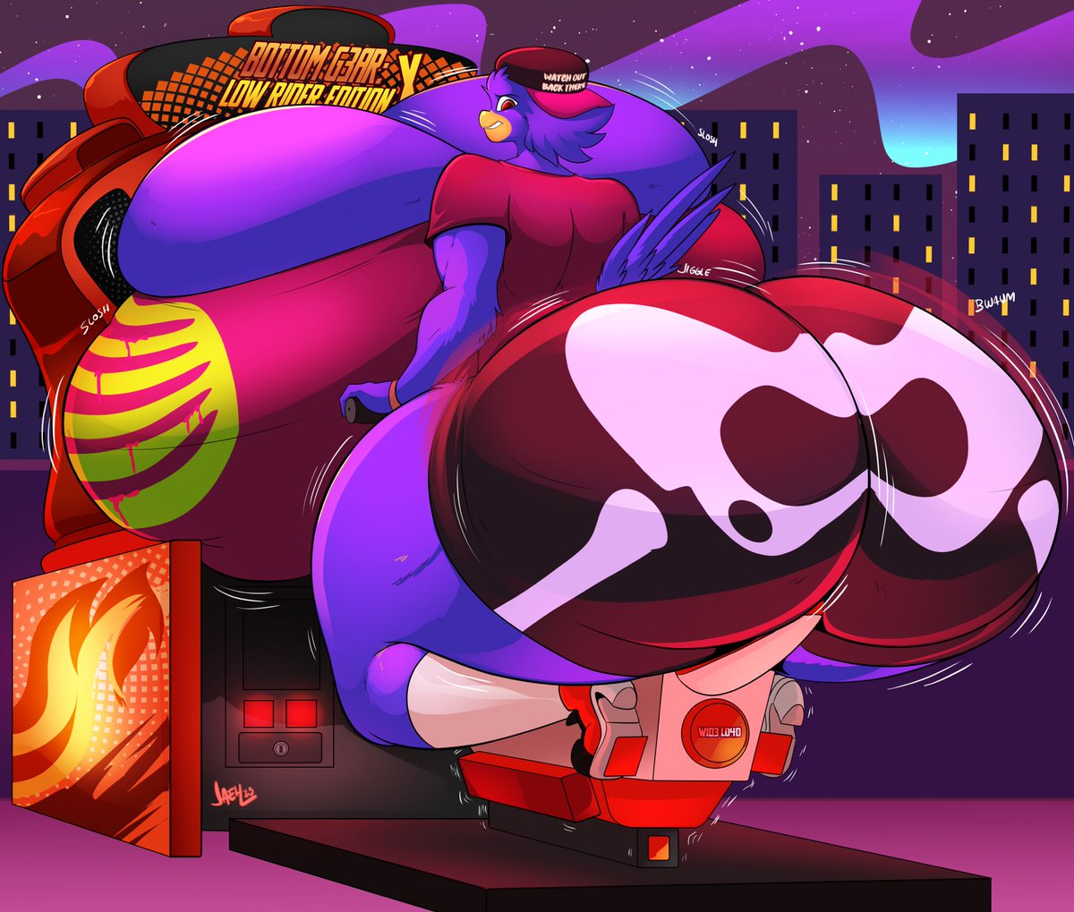 𝙈𝙚𝙖𝙣𝙬𝙝𝙞𝙡𝙚 𝘼𝙩 𝙏𝙝𝙚 𝙈𝙖𝙡𝙡:

𝙒𝙚 𝙢𝙚𝙚𝙩 𝙤𝙪𝙧 𝙛𝙖𝙫𝙤𝙧𝙞𝙩𝙚 𝙝𝙚𝙧𝙤 𝘽𝙪𝙨𝙩𝙮 𝘽𝙞𝙧𝙙 𝙩𝙧𝙮𝙞𝙣𝙜 𝙩𝙤 𝙚𝙣𝙟𝙤𝙮 𝙝𝙚𝙧 𝙙𝙖𝙮 𝙤𝙛𝙛 𝙖𝙩 𝙩𝙝𝙚 𝙖𝙧𝙘𝙖𝙙𝙚. 𝘽𝙪𝙩 𝙛𝙖𝙞𝙡𝙞𝙣𝙜 𝙢𝙞𝙨𝙚𝙧𝙖𝙗𝙡𝙮.

❝ Oh, I didn’t expect it to start vibrating! ❞