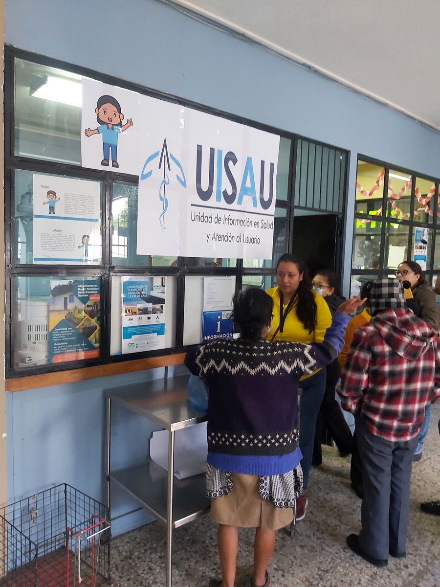 MinSaludGuate's tweet photo. El #MSPAS continúa con el fortalecimiento de la atención a la población guatemalteca en servicios de salud, prueba de ello es la implementación de las Unidades de Información en Salud y Atención al Usuario - #UISAU - en los 48 hospitales de la red nacional. 🏥💯 https://t.co/cDfB37dP4O