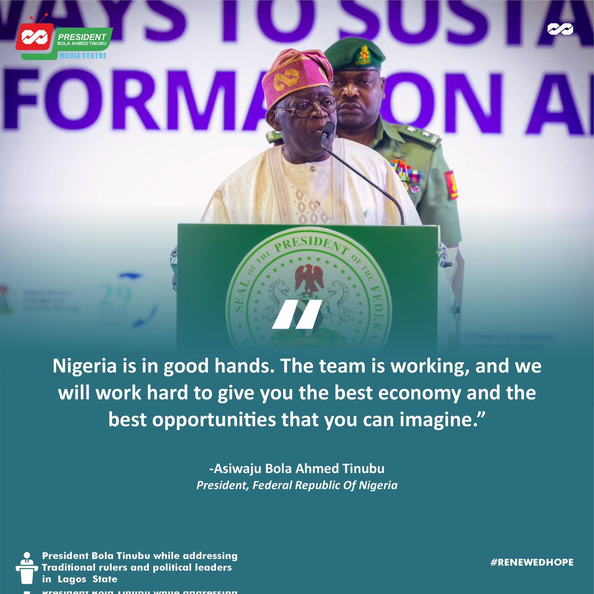 PBATMediaCentre's tweet photo. Quotes from President @officialABAT's meeting with political leaders and traditional rulers of Lagos State yesterday.

***Words on Marble*** https://t.co/GlZSlhlOCc