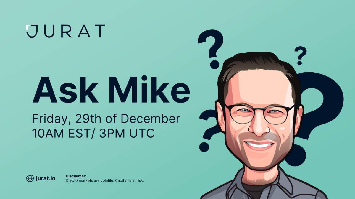 JuratNetwork's tweet photo. #ESQs โ it's your time! ๐
Tune into an exclusive ESQs event via the #Discord Channel tomorrow, Friday 29th at 10AM EST!
Connect and gain insights directly from the Jurat founder โ @MikeKanovitz
You can submit your questions NOW Esquire's. Just post your question in the ESQs Discord Channel with the hashtag โ #AskMike
We will post some highlights of the session for the whole community too.
Be ready!
