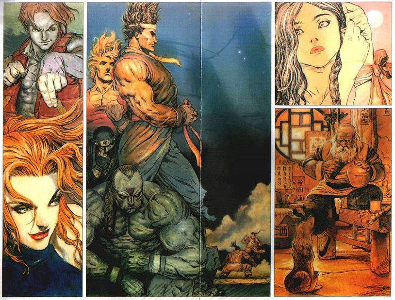 Katsuya Terada's 1997 art of Virtua Fighter.