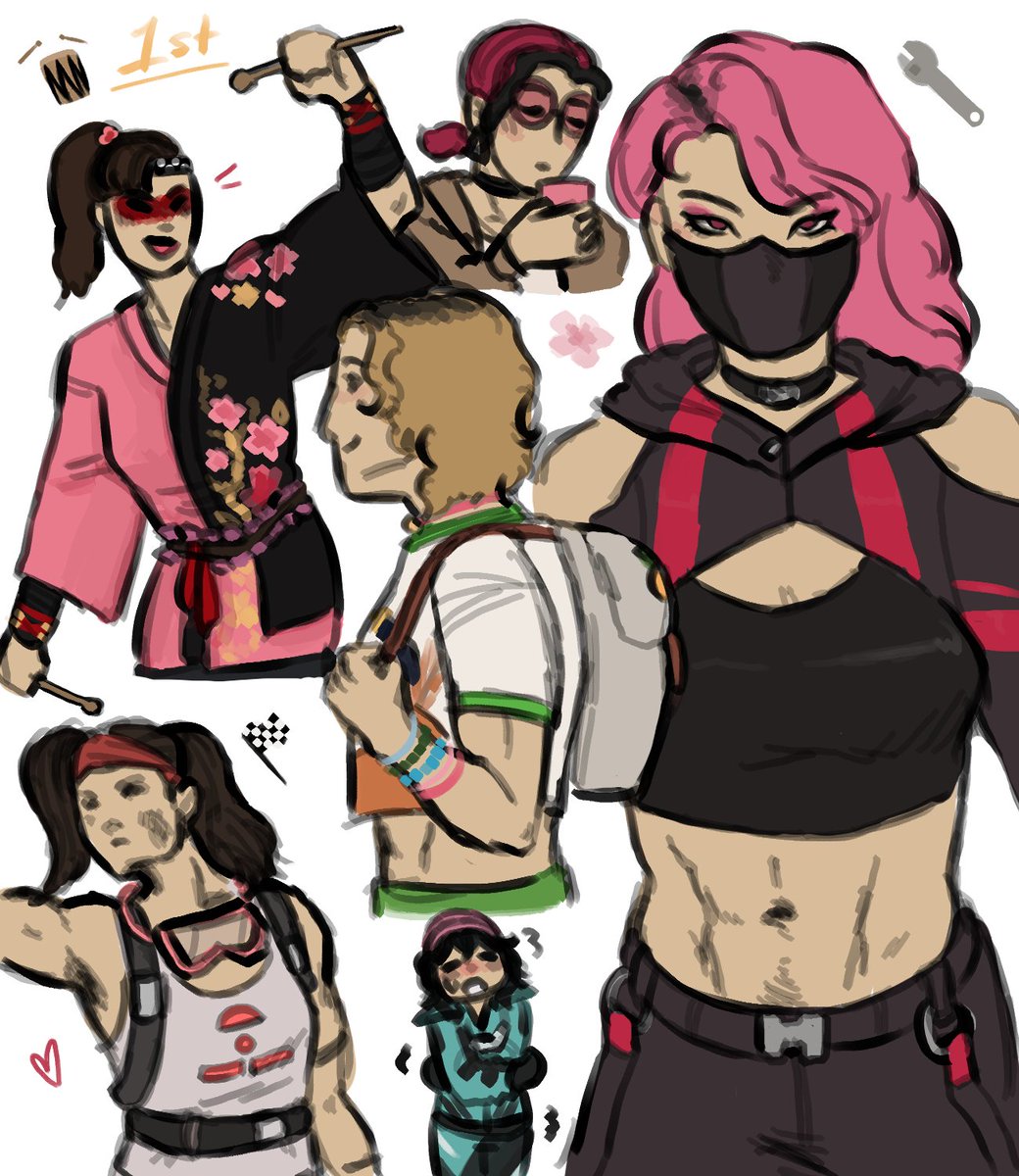 m0ss_dr4ws's tweet photo. was doing a cosmetic doodle sheet and got sad thinking about all of the things that were taken from her :( #yuikimura #yuidbd #deadbydaylightfanart #dbdfanart #deadbydaylight #dbd https://t.co/c2mKruGGCd