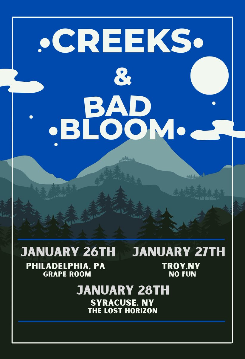Playing some shows next month with <a href="/BadBloomNY/">Bad Bloom</a>