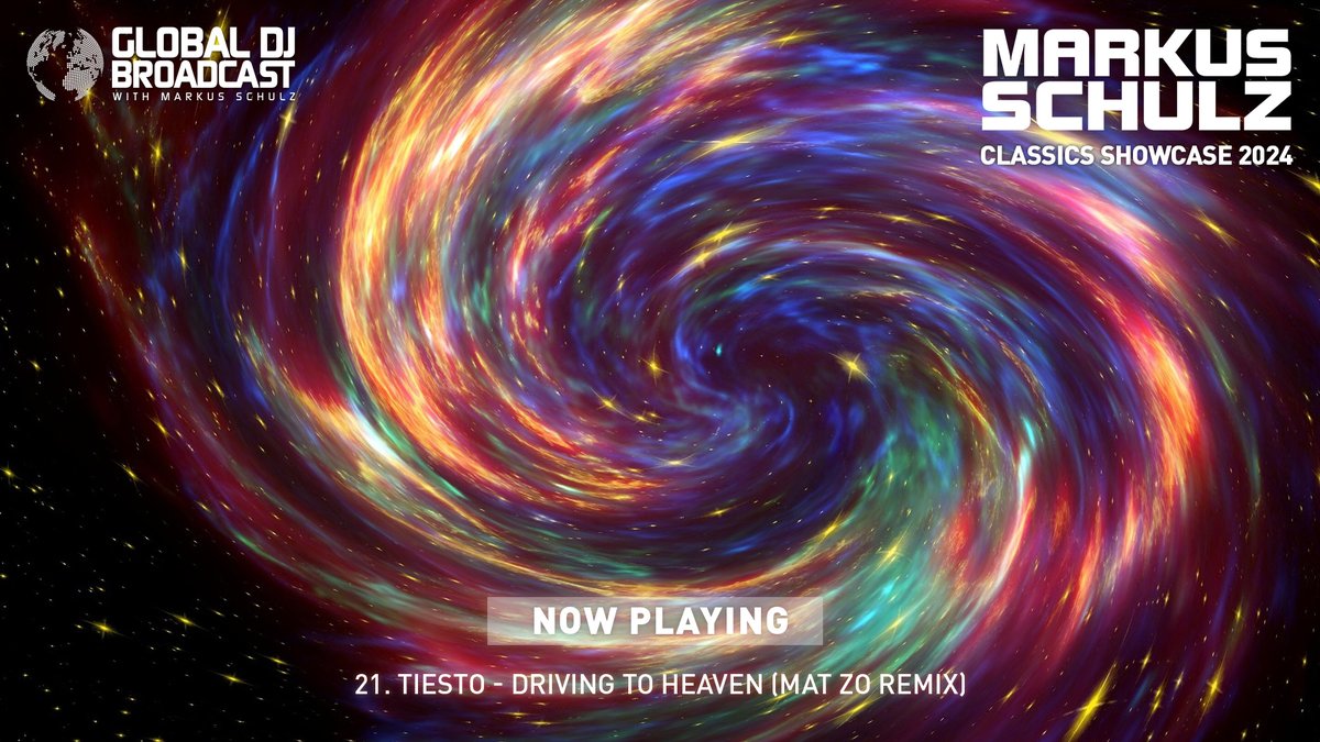 MarkusSchulz's tweet photo. 21. @Tiesto - Driving to Heaven (@Mat_Zo Remix) #gdjb #classicsshowcase

https://t.co/X9Lj9c6w6K https://t.co/CuokzFXZSj