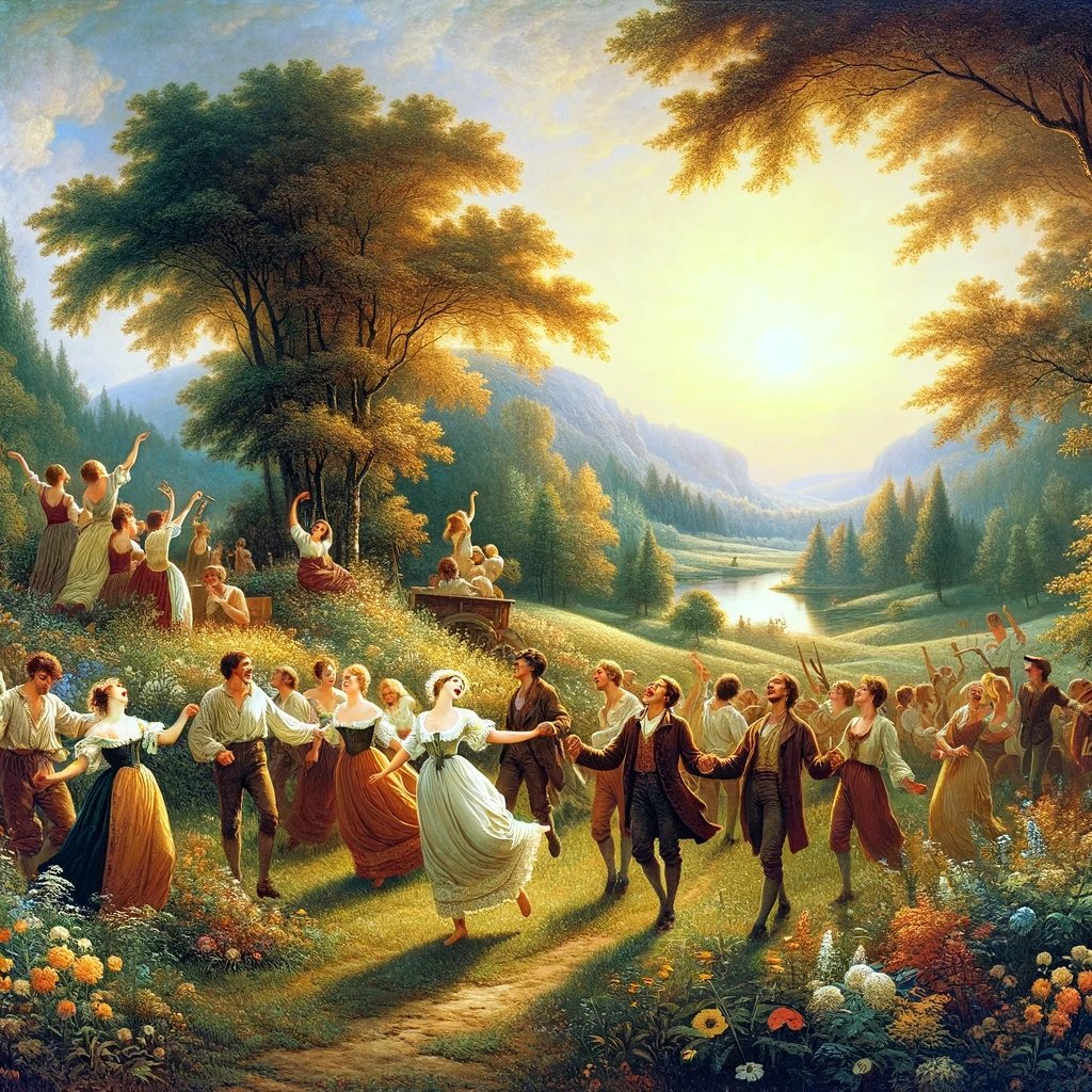 CK_KNG's tweet photo. Autumn: Adagio molto (2/3)
Everyone is made to forget their cares and to sing and dance
By the air which is tempered with pleasure
And (by) the season that invites so many, many
Out of their sweetest slumber to fine enjoyment
(12/x) https://t.co/YOJXOKETii