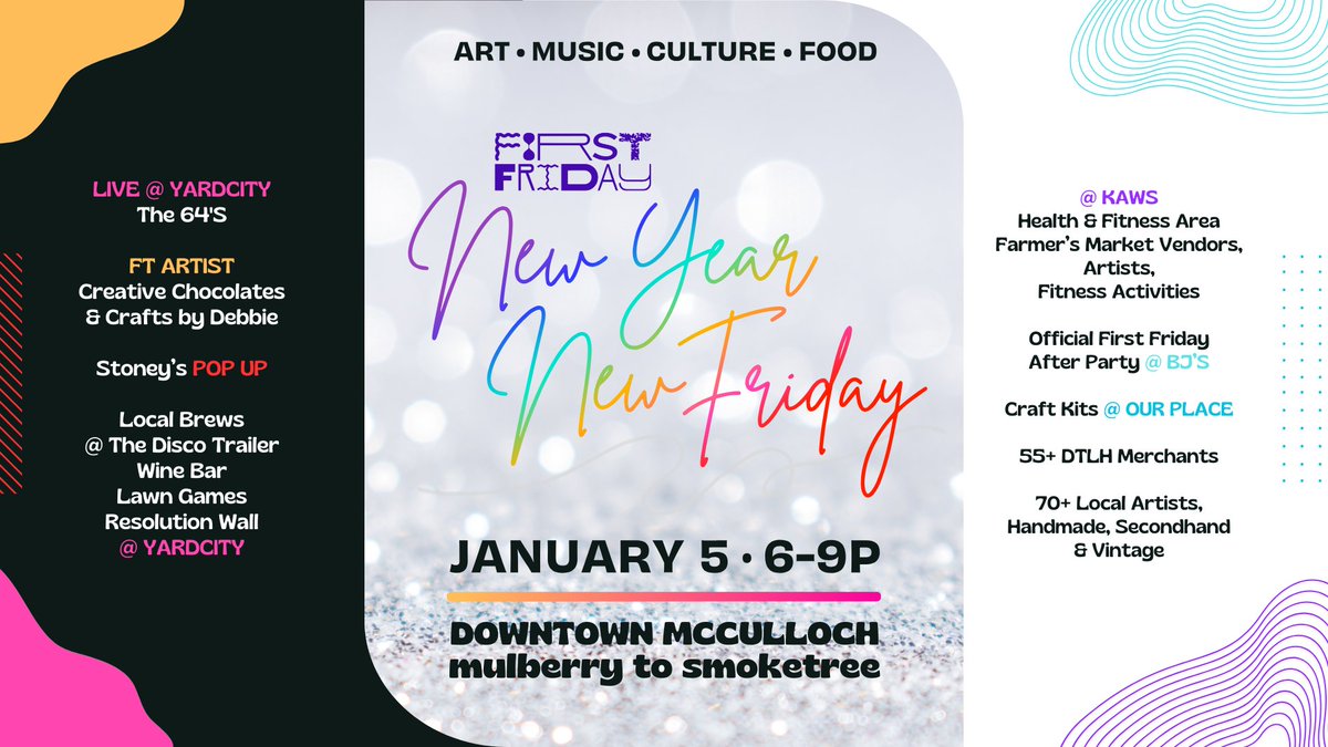 GoLakeHavasu's tweet image. Downtown Lake Havasu is the hottest place to be on First Fridays! This January, it’s a New Year, New Friday! Make it your New Year’s resolution to head Downtown for Art-Music-Culture-Food. Details: golakehavasu.com/First_Friday_J…
#golakehavasu #firstfridaylakehavasu #findyourelement